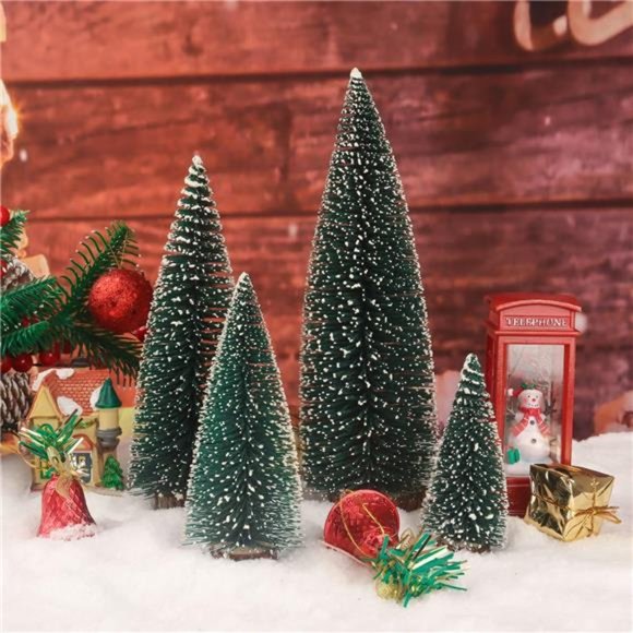Desktop Miniature Pine Tree Tabletop Christmas Tree Small Decor Christmas - Picture 5 of 6